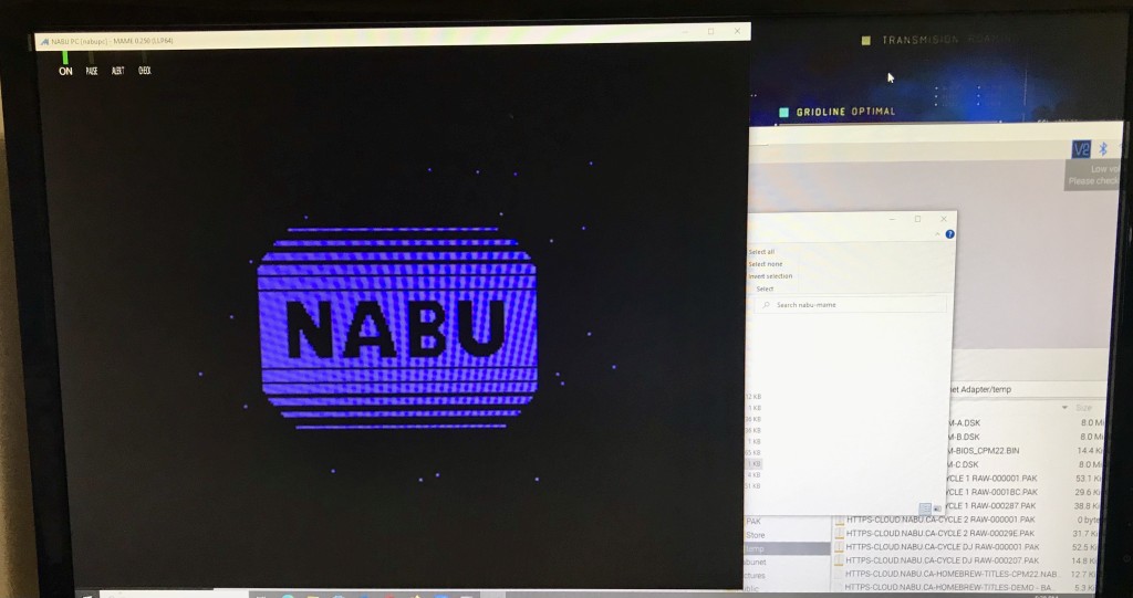 NABU PC Mame Boot