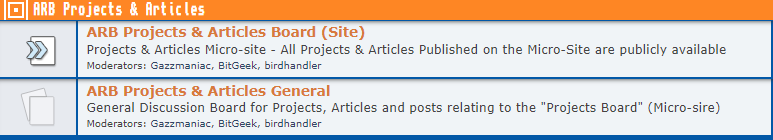 Amiga Retro Brisbane (ARB) Projects Site - Projects & Articles Banner